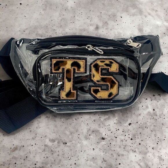 NWT Wool + Pepper Co. CUSTOM Clear Stadium Approved Waterproof Fanny Pack Waist - Picture 1 of 6